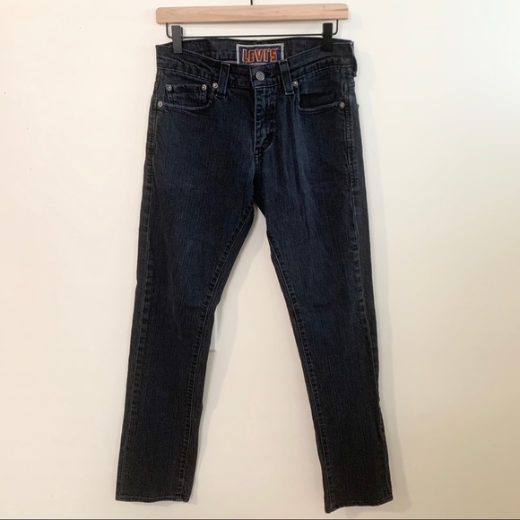 LEVI'S Black Label 511 Skinny Jeans Fade Black - Picture 1 of 7